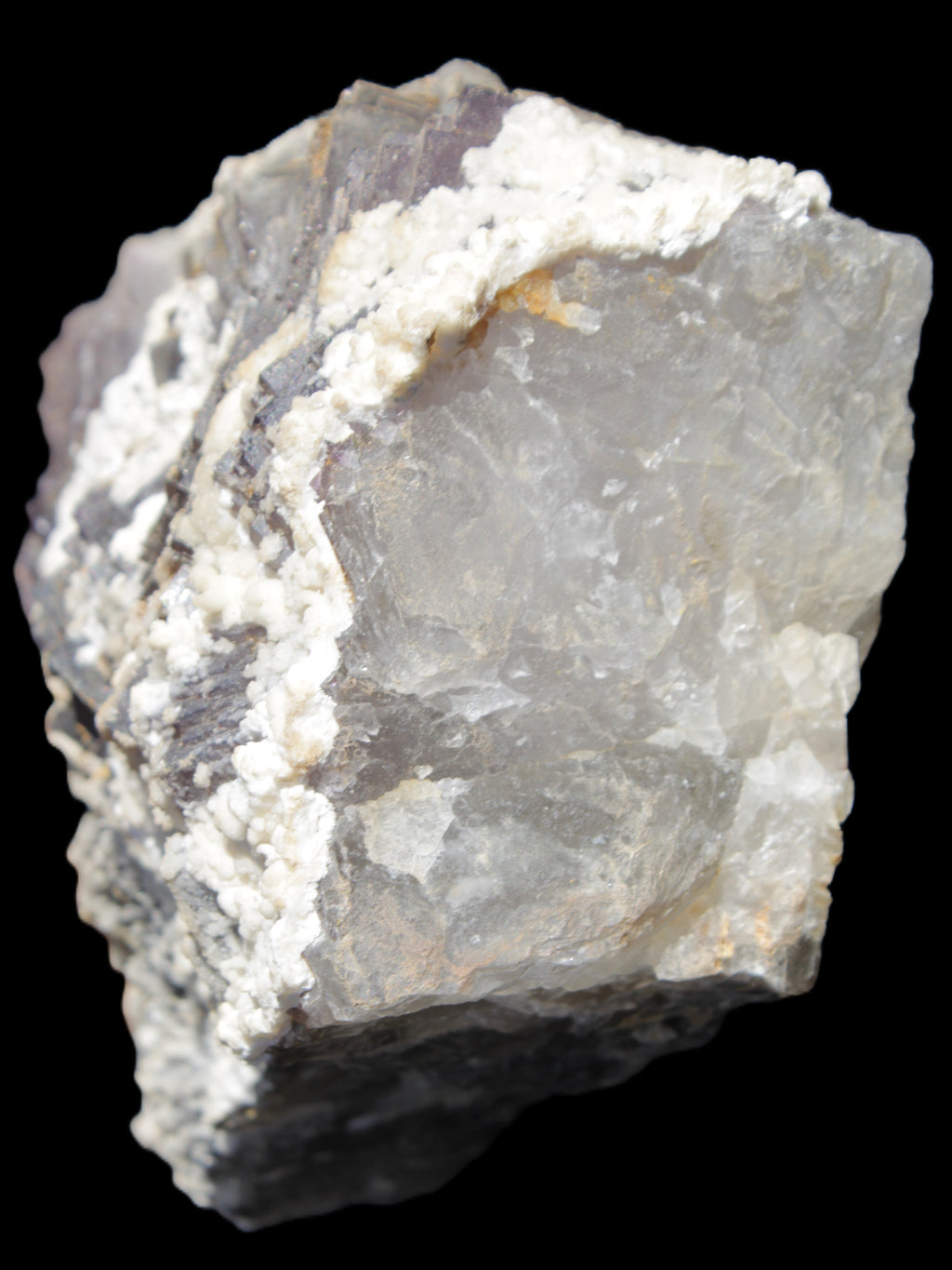 Complex stepped Fluorite cluster 173*141*85mm 2772g in sunlight - Rocks and Things Store