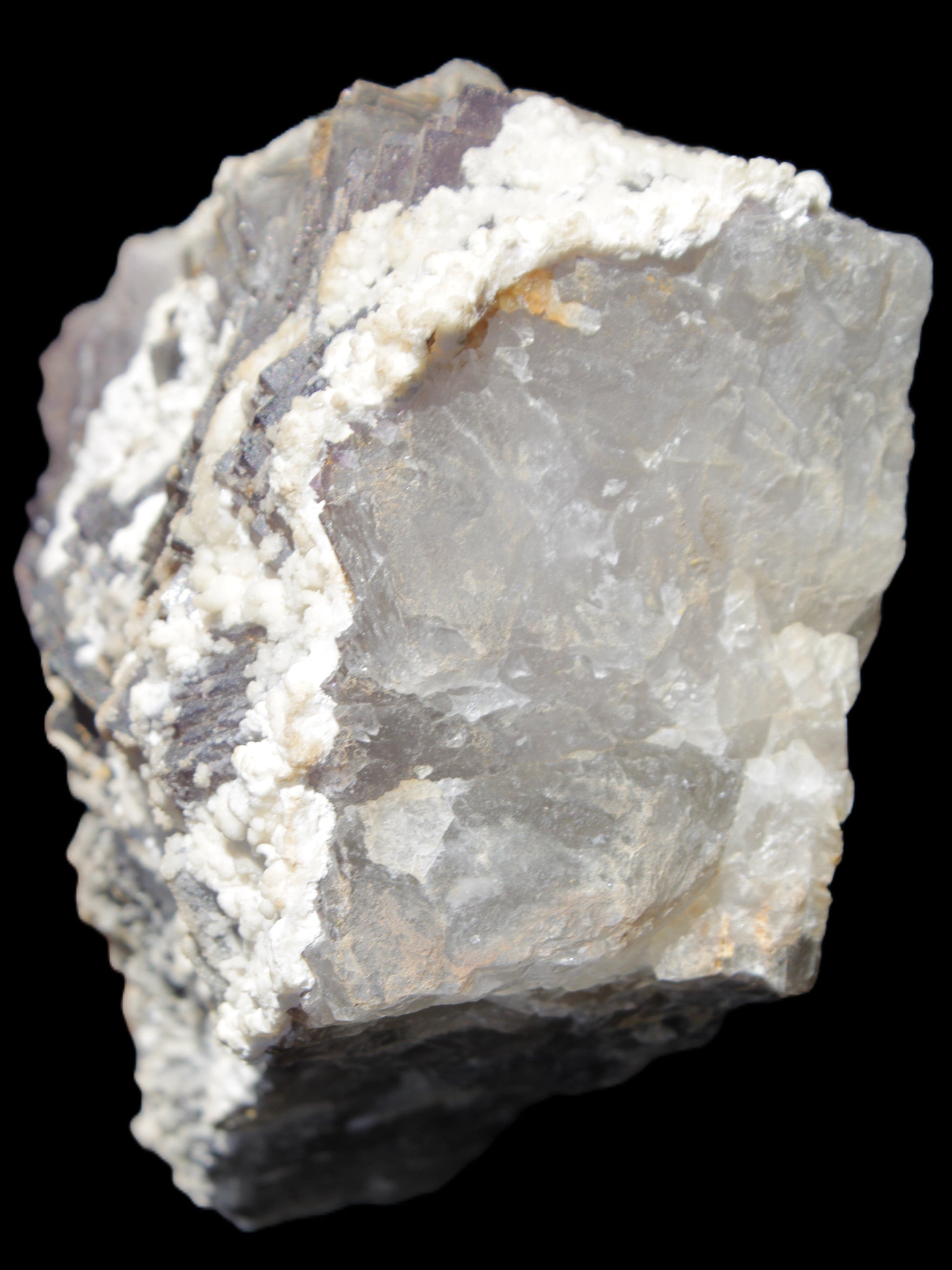 Complex stepped Fluorite cluster 173*141*85mm 2772g in sunlight - Rocks and Things Store