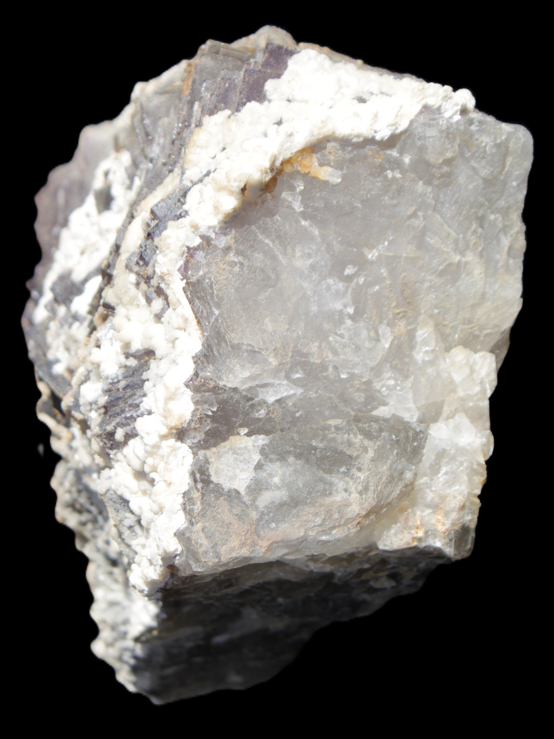 Complex stepped Fluorite cluster 173*141*85mm 2772g in sunlight - Rocks and Things Store