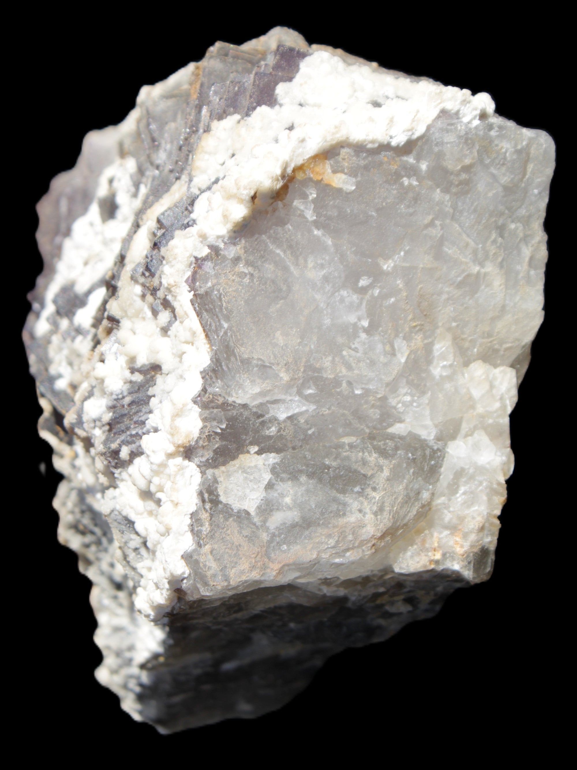 Complex stepped Fluorite cluster 173*141*85mm 2772g in sunlight - Rocks and Things Store