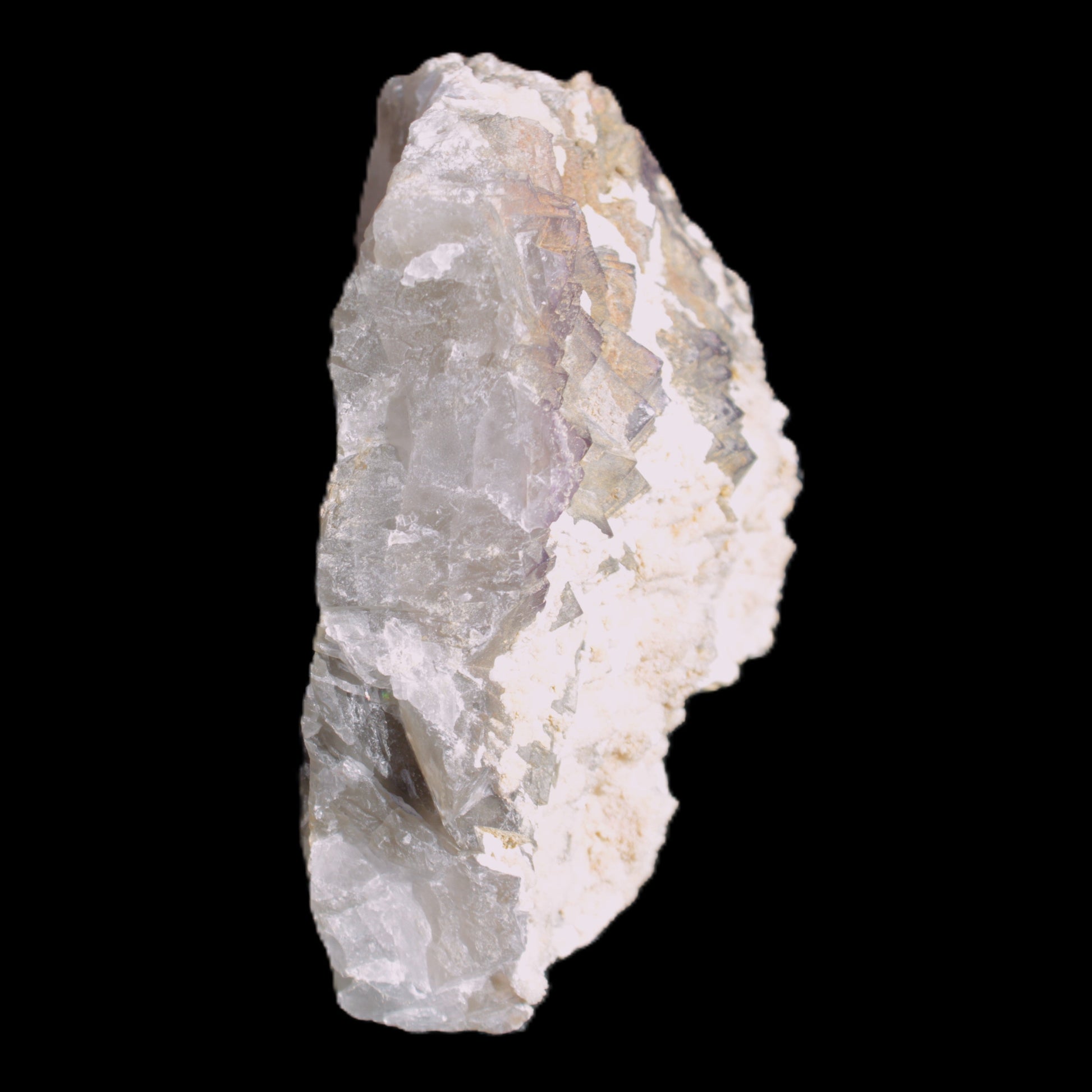 Complex stepped Fluorite cluster 173*141*85mm 2772g in sunlight - Rocks and Things Store