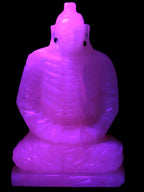 Mangano Calcite hand-carved Buddha statue 52*79*241mm 3285g Rocks and Things Store