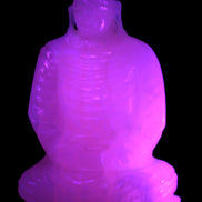 Mangano Calcite hand-carved Buddha statue 52*79*241mm 3285g Rocks and Things Store