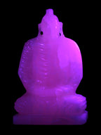 Mangano Calcite hand-carved Buddha statue 52*79*241mm 3285g Rocks and Things Store