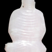 Mangano Calcite hand-carved Buddha statue 52*79*241mm 3285g Rocks and Things Store