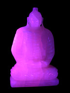 Mangano Calcite hand-carved Buddha statue 52*79*241mm 3285g Rocks and Things Store