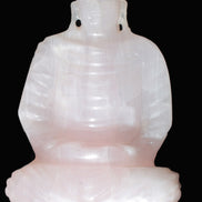 Mangano Calcite hand-carved Buddha statue 52*79*241mm 3285g Rocks and Things Store