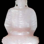 Mangano Calcite hand-carved Buddha statue 52*79*241mm 3285g Rocks and Things Store