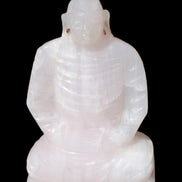 Mangano Calcite hand-carved Buddha statue 52*79*241mm 3285g Rocks and Things Store