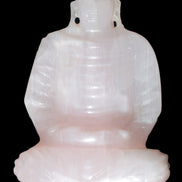 Mangano Calcite hand-carved Buddha statue 52*79*241mm 3285g Rocks and Things Store
