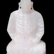 Mangano Calcite hand-carved Buddha statue 52*79*241mm 3285g Rocks and Things Store