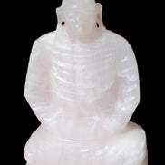 Mangano Calcite hand-carved Buddha statue 52*79*241mm 3285g Rocks and Things Store