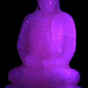 Mangano Calcite hand-carved Buddha statue 52*79*241mm 3285g Rocks and Things Store
