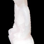 Mangano Calcite hand-carved Buddha statue 52*79*241mm 3285g Rocks and Things Store