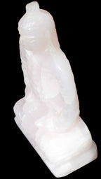 Mangano Calcite hand-carved Buddha statue 52*79*241mm 3285g Rocks and Things Store