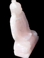 Mangano Calcite hand-carved Buddha statue 52*79*241mm 3285g Rocks and Things Store