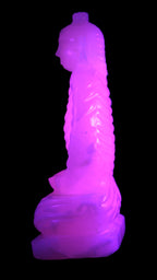 Mangano Calcite hand-carved Buddha statue 52*79*241mm 3285g Rocks and Things Store