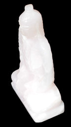 Mangano Calcite hand-carved Buddha statue 52*79*241mm 3285g Rocks and Things Store