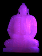 Mangano Calcite hand-carved Buddha statue 52*79*241mm 3285g Rocks and Things Store