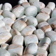 Caribbean Calcite 41 tumbled stones 20*10mm - 27*20mm  590g Wholesale Rocks and Things Store