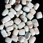 Caribbean Calcite 41 tumbled stones 20*10mm - 27*20mm  590g Wholesale Rocks and Things Store