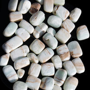 Caribbean Calcite 41 tumbled stones 20*10mm - 27*20mm  590g Wholesale Rocks and Things Store