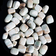 Caribbean Calcite 41 tumbled stones 20*10mm - 27*20mm  590g Wholesale Rocks and Things Store