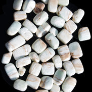 Caribbean Calcite 41 tumbled stones 20*10mm - 27*20mm  590g Wholesale Rocks and Things Store