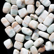 Caribbean Calcite 41 tumbled stones 20*10mm - 27*20mm  590g Wholesale Rocks and Things Store