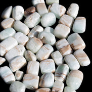 Caribbean Calcite 41 tumbled stones 20*10mm - 27*20mm  590g Wholesale Rocks and Things Store