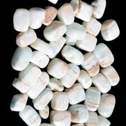 Caribbean Calcite 41 tumbled stones 20*10mm - 27*20mm  590g Wholesale Rocks and Things Store