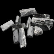 Black Tourmaline 7-9 natural crystals from Pakistan 7-22mm 17.5g Rocks and Things Store