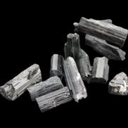 Black Tourmaline 7-9 natural crystals from Pakistan 7-22mm 17.5g Rocks and Things Store