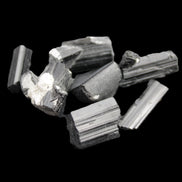 Black Tourmaline 7-9 natural crystals from Pakistan 7-22mm 17.5g Rocks and Things Store