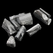 Black Tourmaline 7-9 natural crystals from Pakistan 7-22mm 17.5g Rocks and Things Store