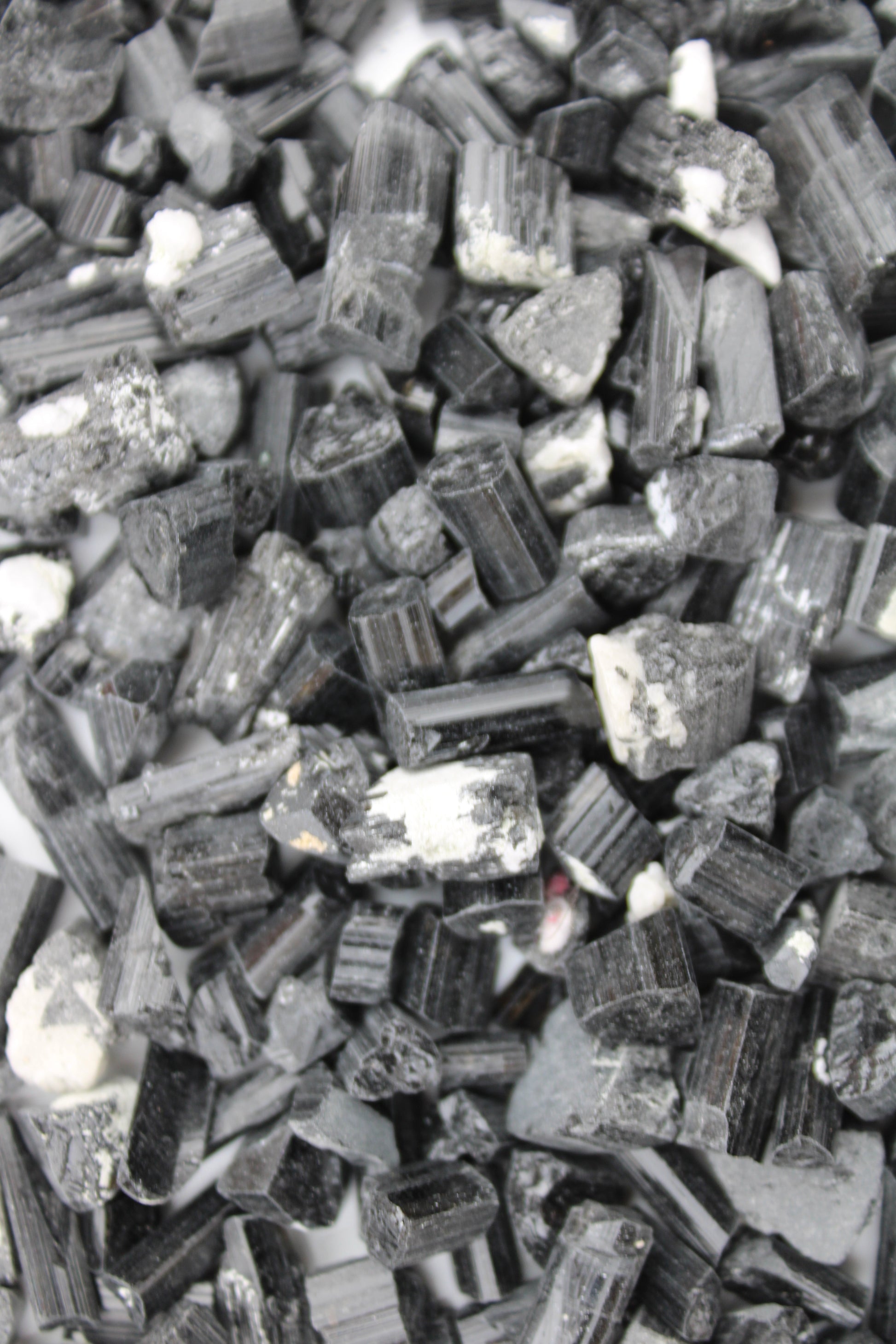 Black Tourmaline tiny natural crystals 3-10mm 250g Wholesale in sunlight - Rocks and Things Store