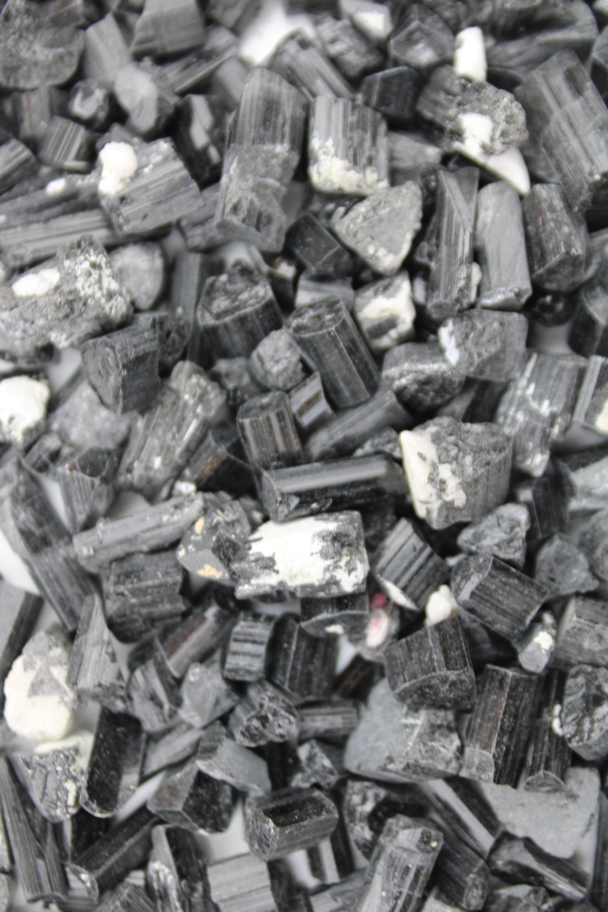 Black Tourmaline tiny natural crystals 3-10mm 250g Wholesale in sunlight - Rocks and Things Store