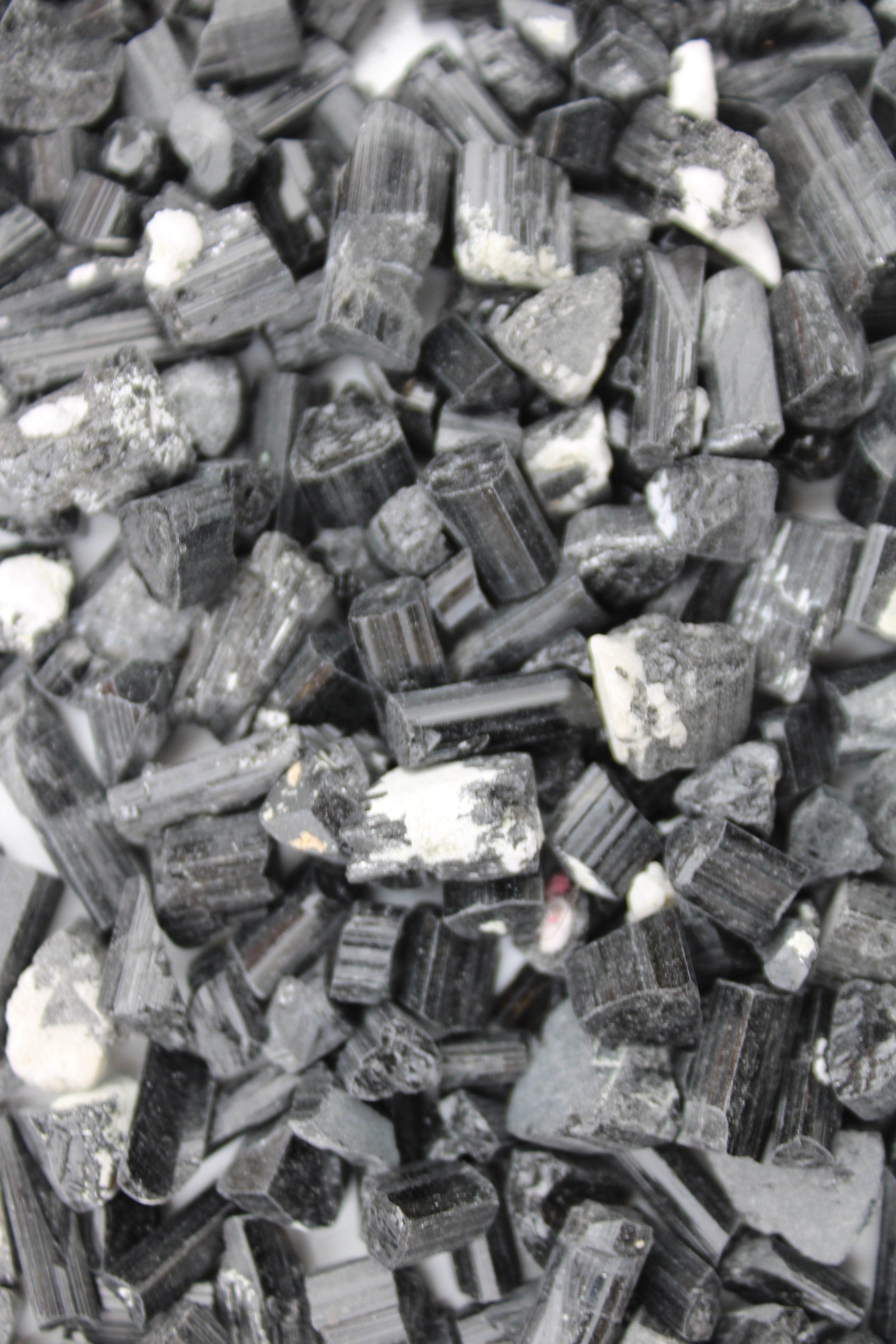 Black Tourmaline tiny natural crystals 3-10mm 250g Wholesale in sunlight - Rocks and Things Store