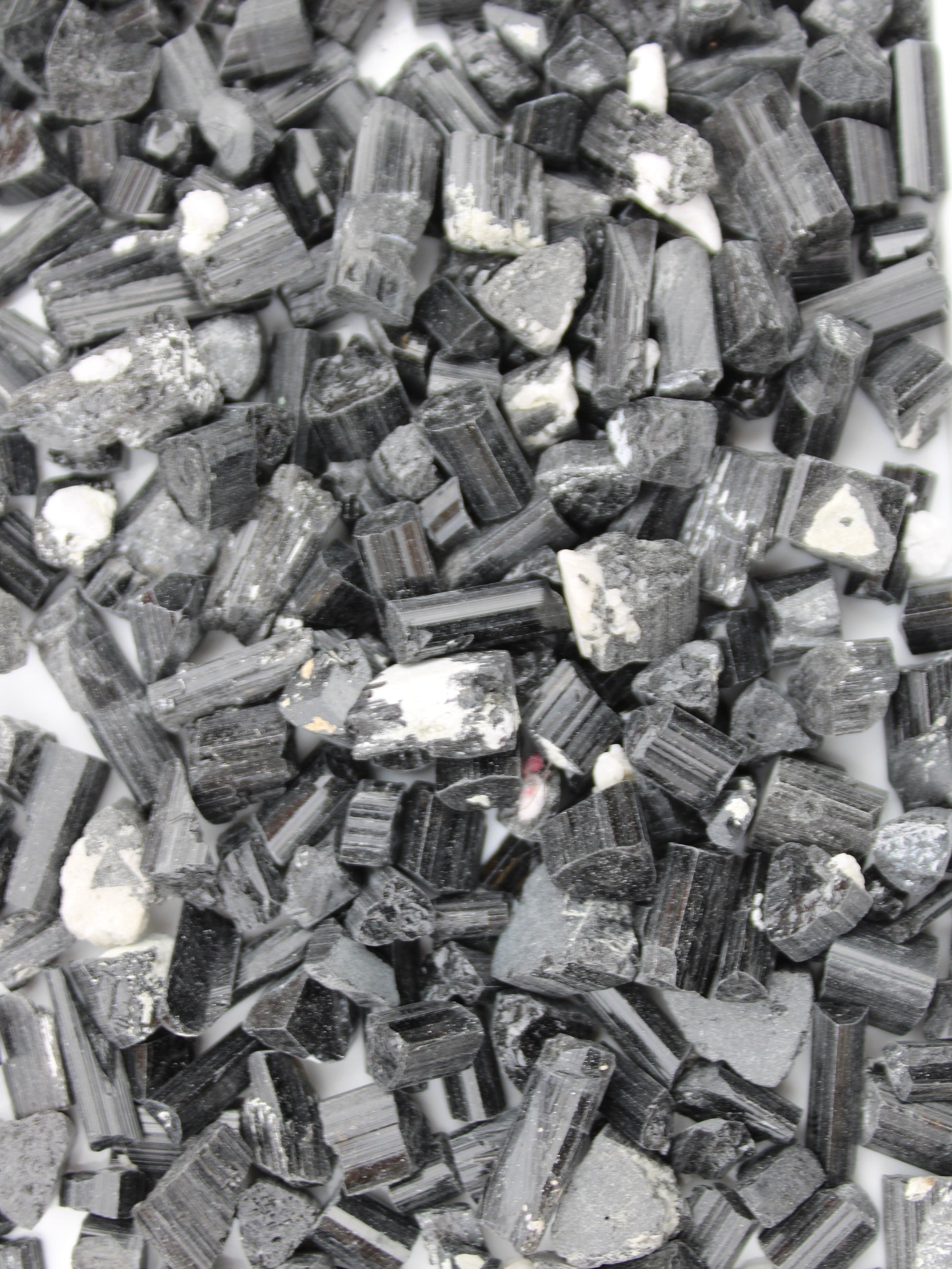 Black Tourmaline tiny natural crystals 3-10mm 250g Wholesale in sunlight - Rocks and Things Store