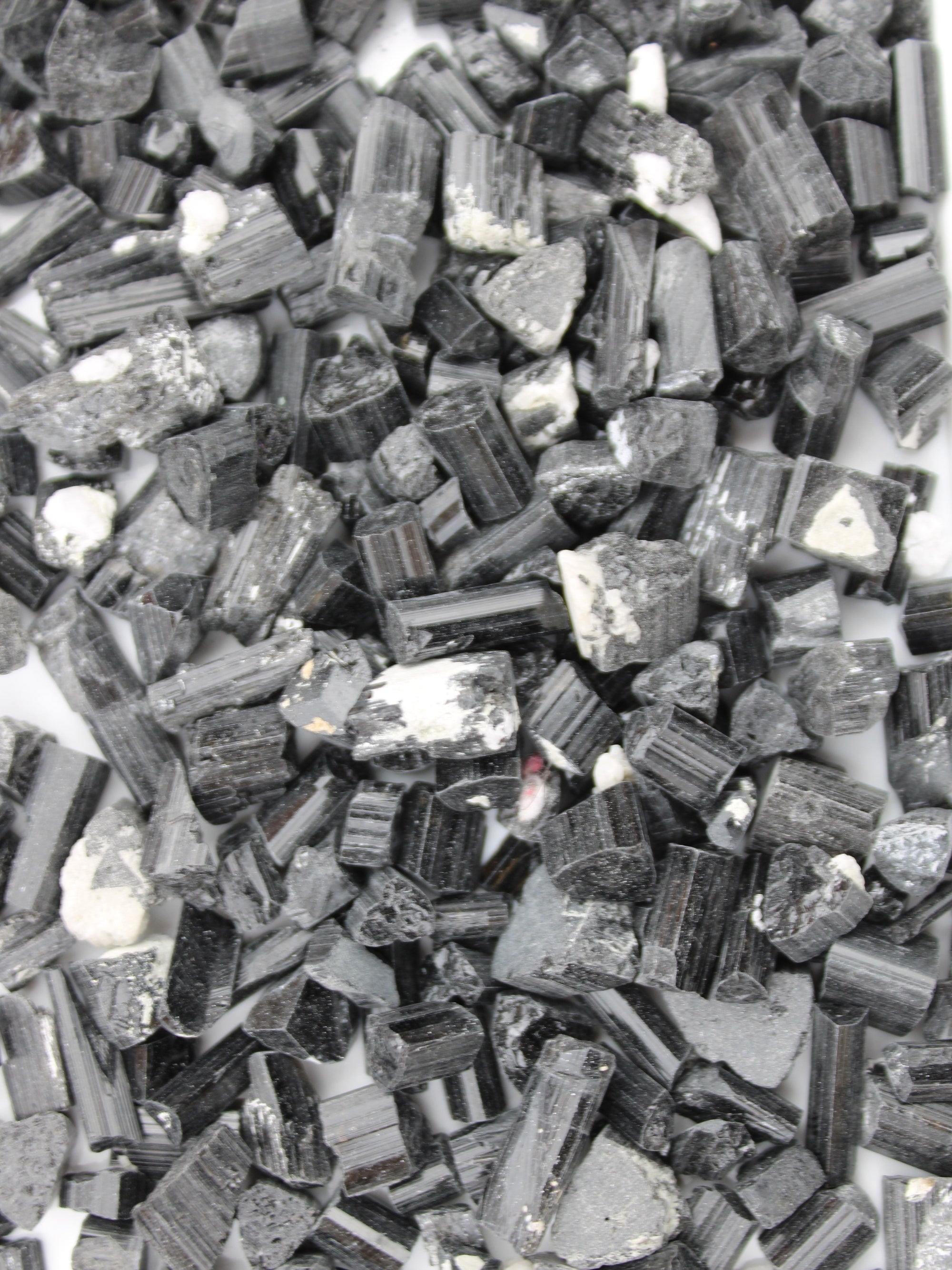Black Tourmaline tiny natural crystals 3-10mm 250g Wholesale in sunlight - Rocks and Things Store