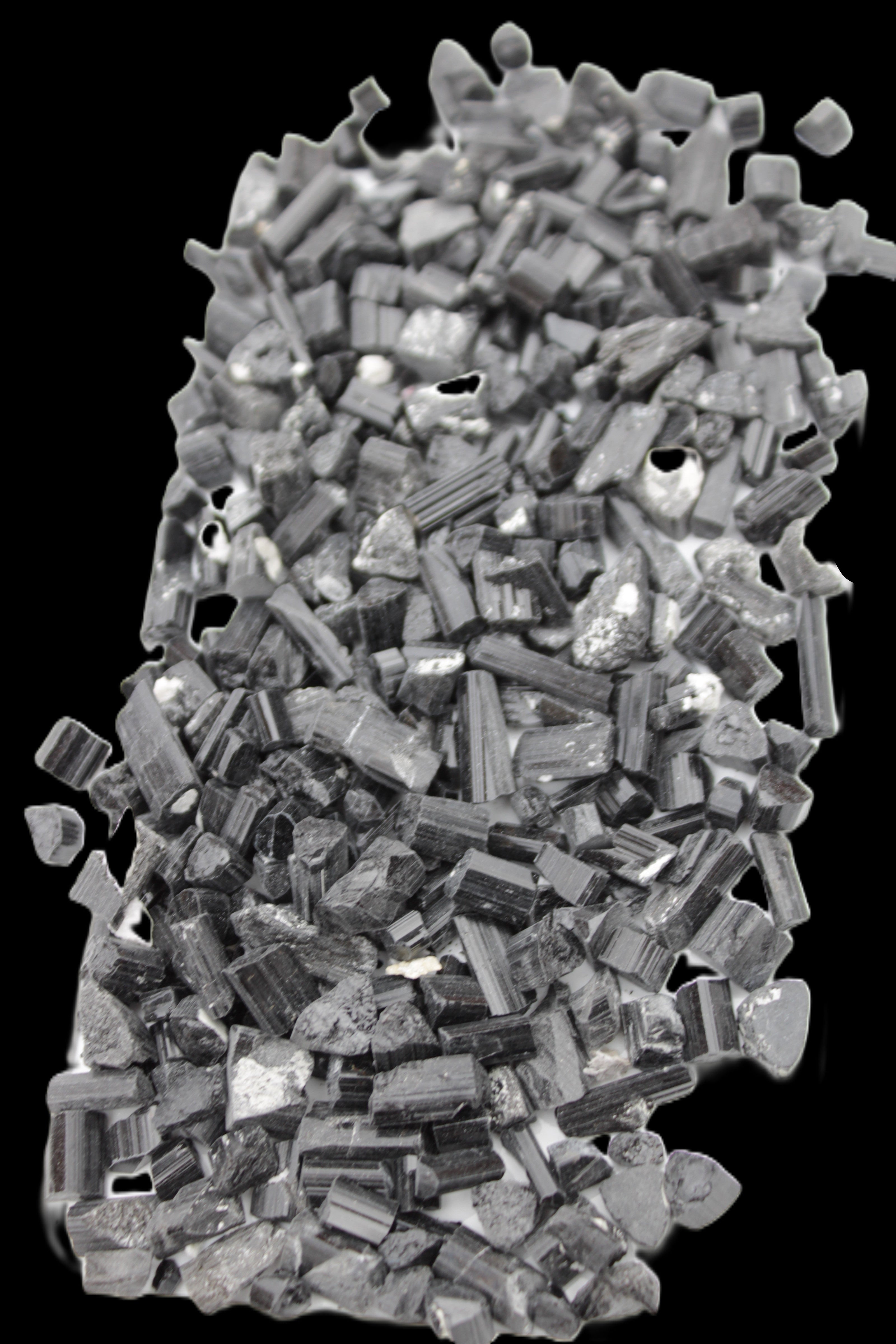 Black Tourmaline tiny natural crystals 3-10mm 250g Wholesale in sunlight - Rocks and Things Store