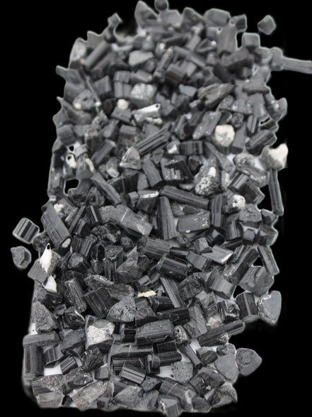 Black Tourmaline tiny natural crystals 3-10mm 250g Wholesale in sunlight - Rocks and Things Store