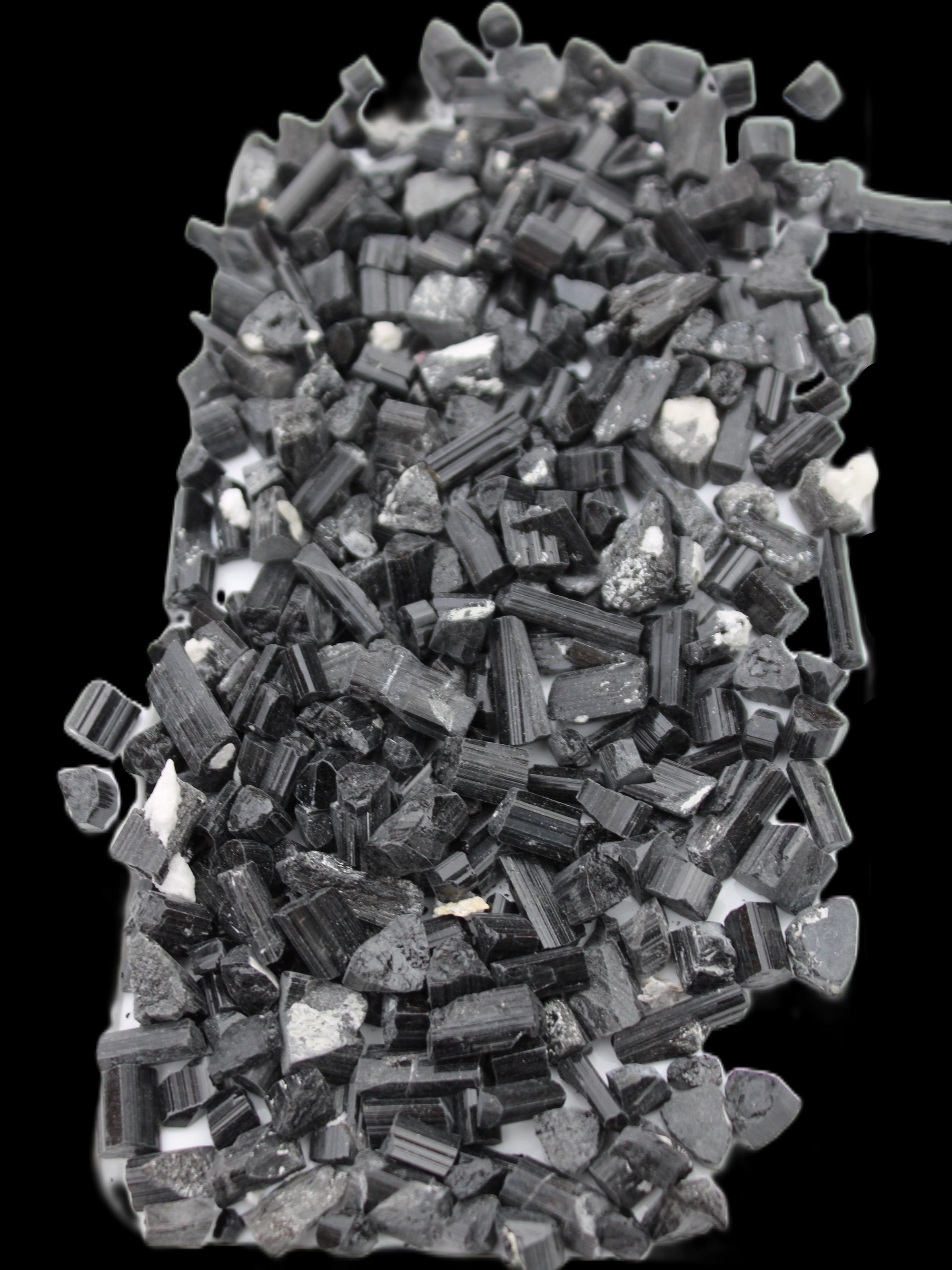 Black Tourmaline tiny natural crystals 3-10mm 250g Wholesale in sunlight - Rocks and Things Store