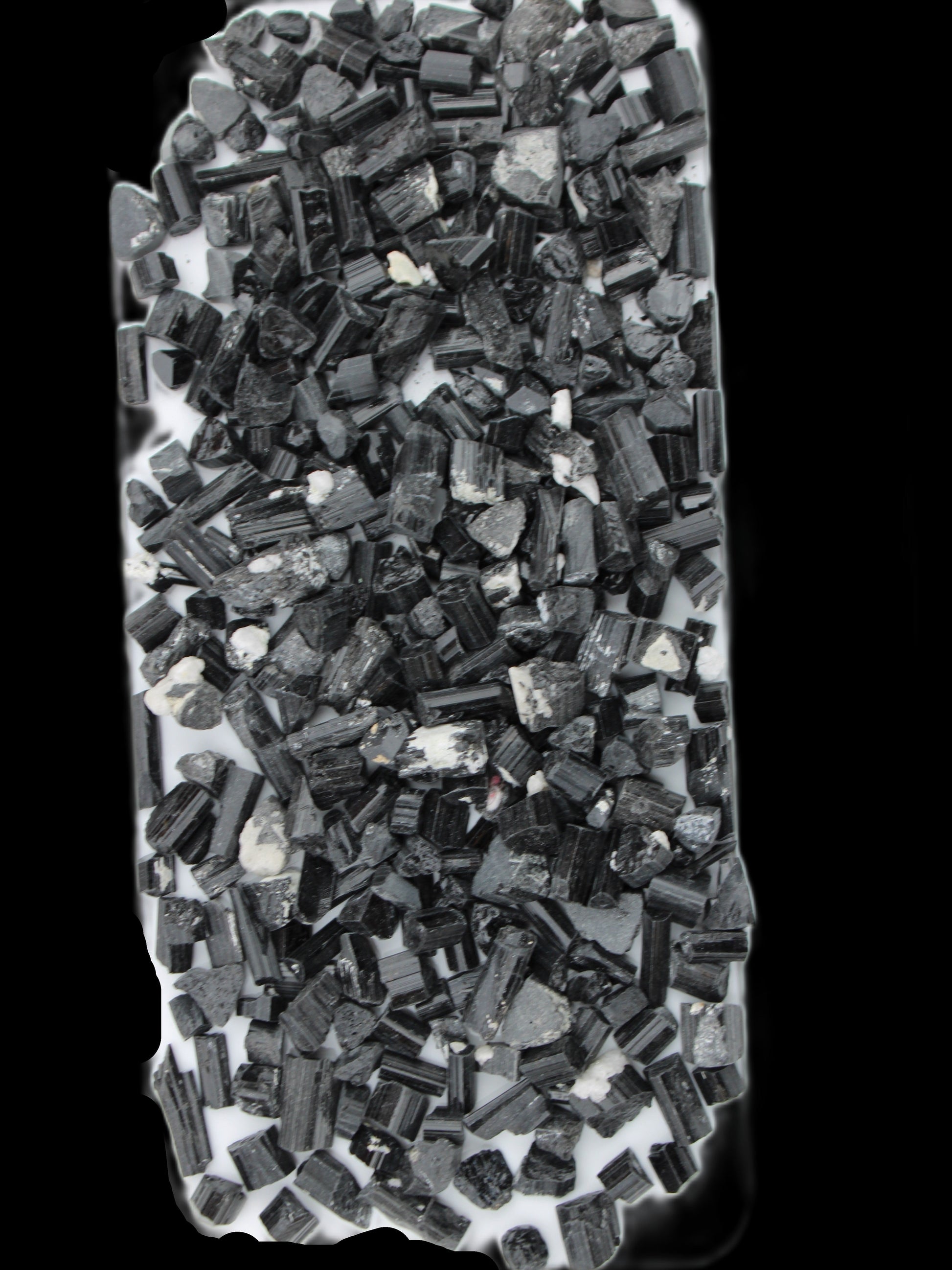 Black Tourmaline tiny natural crystals 3-10mm 250g Wholesale in sunlight - Rocks and Things Store