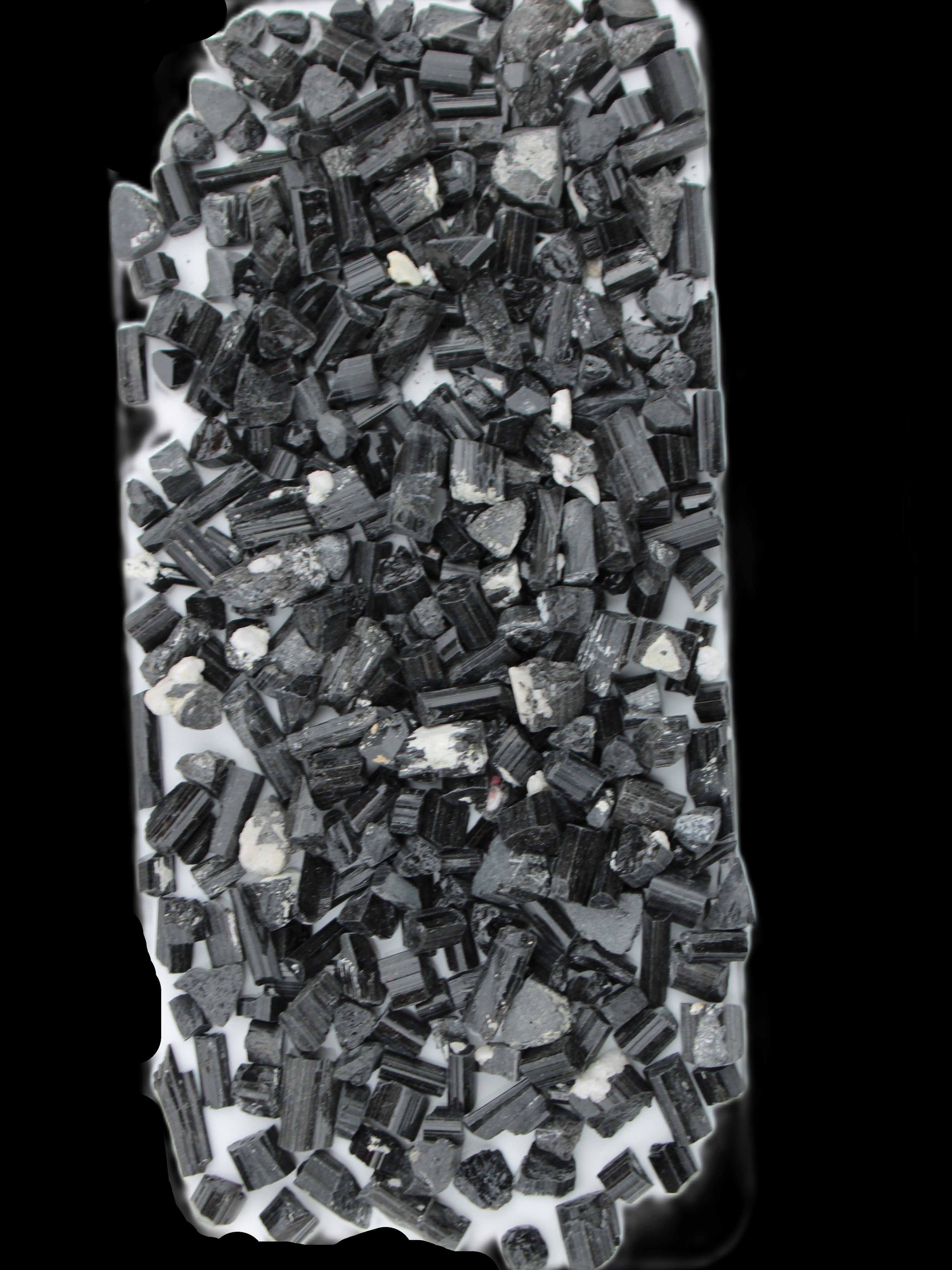 Black Tourmaline tiny natural crystals 3-10mm 250g Wholesale in sunlight - Rocks and Things Store