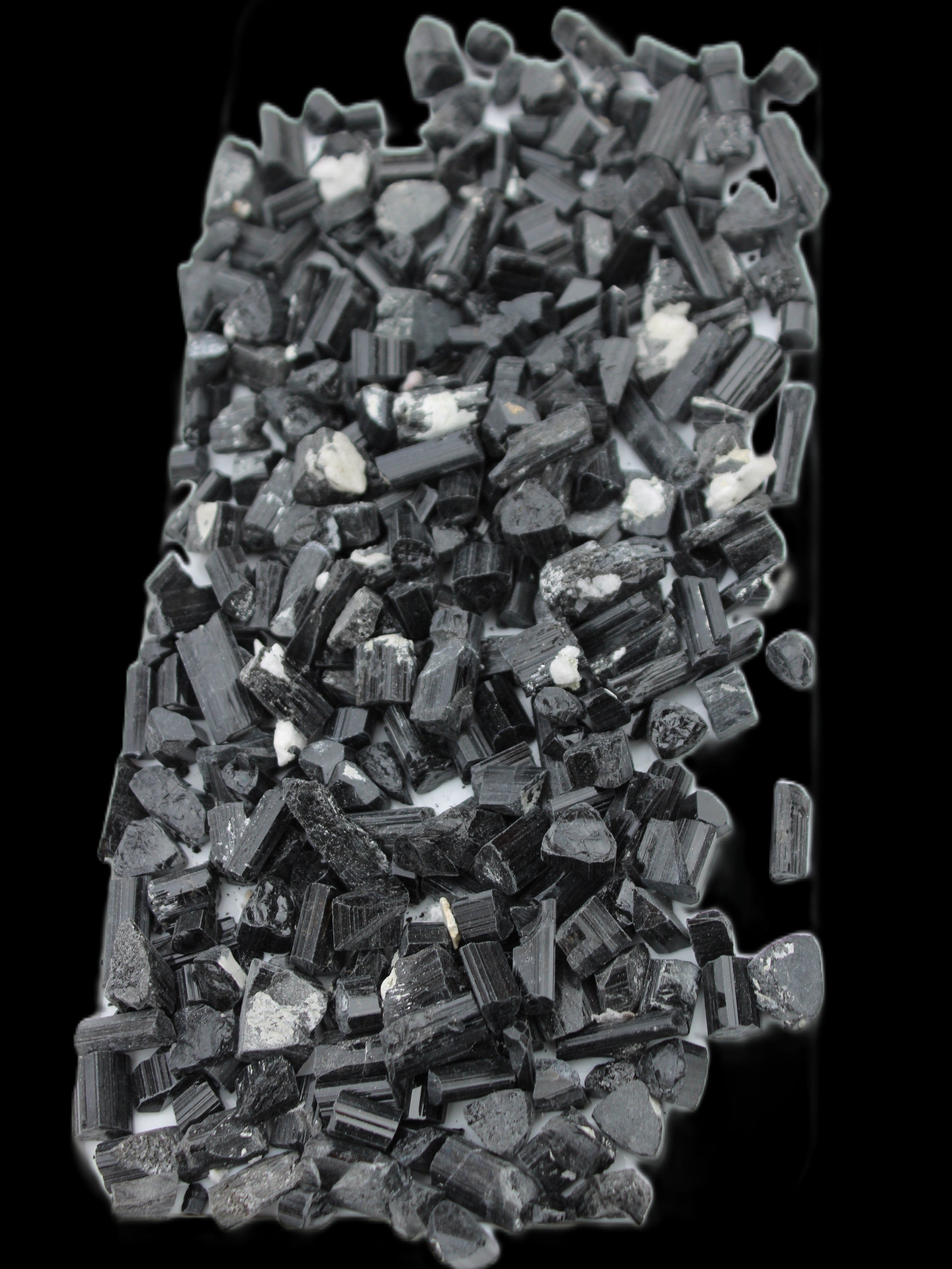 Black Tourmaline tiny natural crystals 3-10mm 250g Wholesale in sunlight - Rocks and Things Store