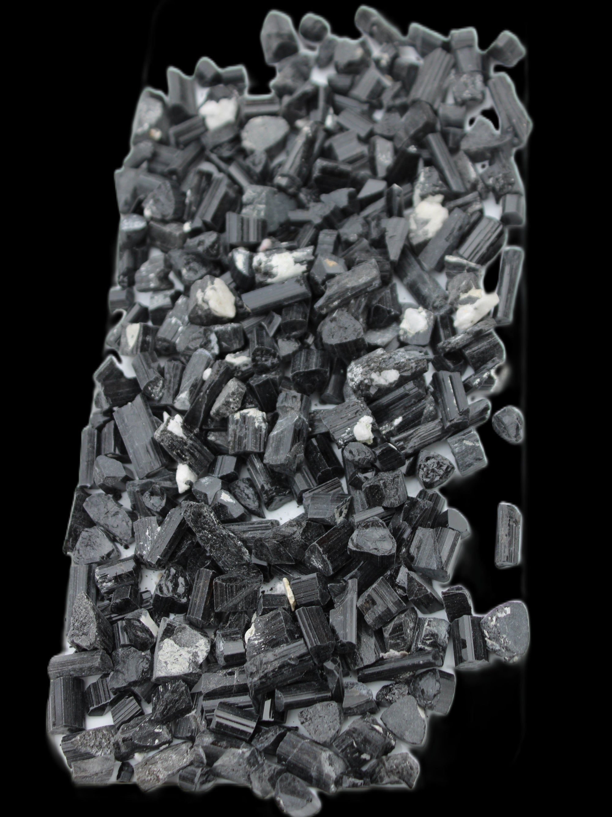 Black Tourmaline tiny natural crystals 3-10mm 250g Wholesale in sunlight - Rocks and Things Store