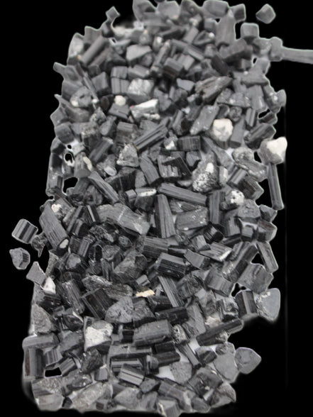 Black Tourmaline tiny natural crystals 3-10mm 250g Wholesale in sunlight - Rocks and Things Store