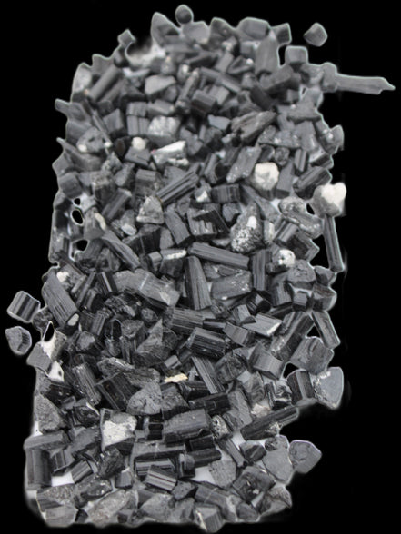 Black Tourmaline tiny natural crystals 3-10mm 250g Wholesale in sunlight - Rocks and Things Store
