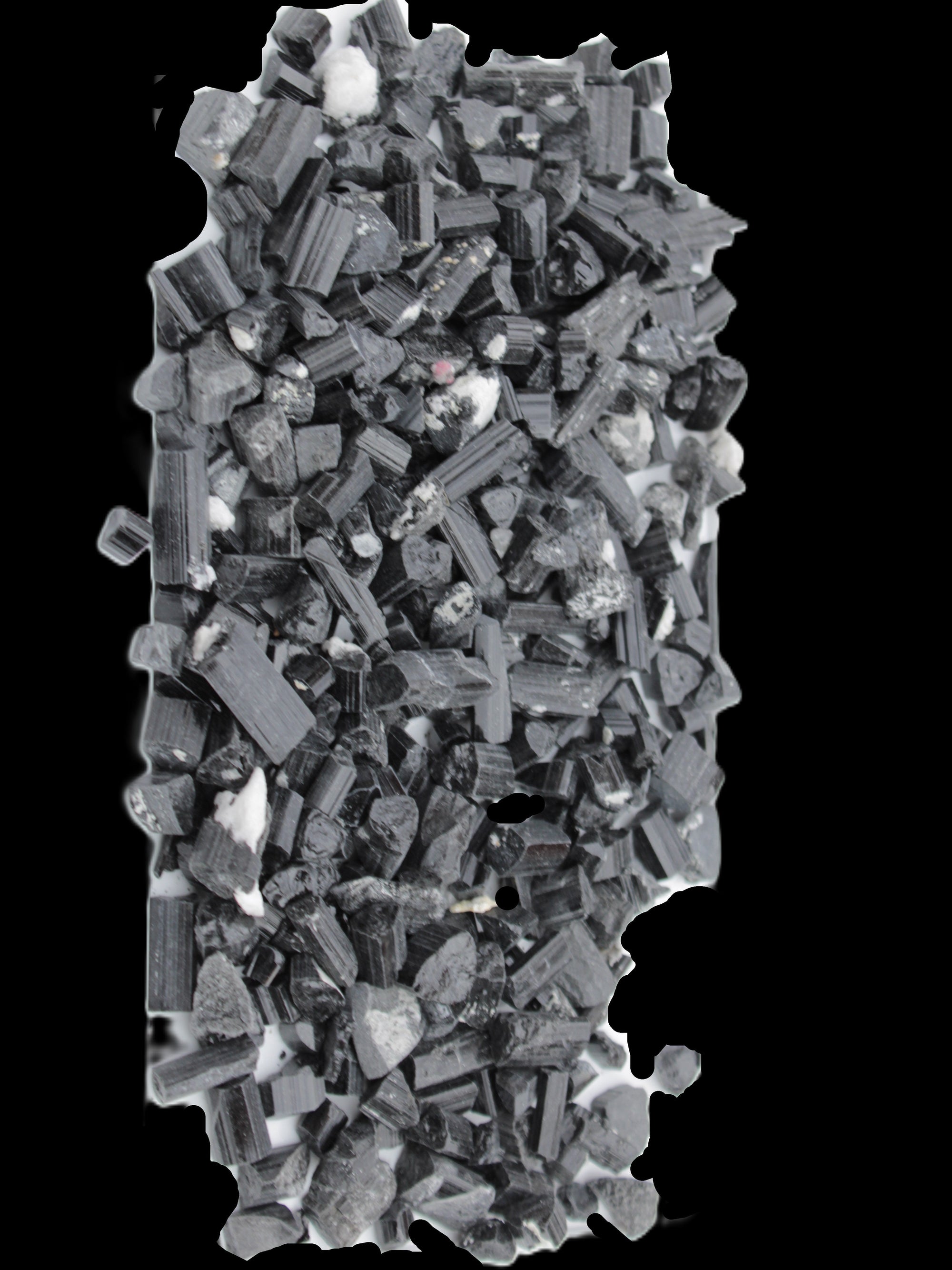 Black Tourmaline tiny natural crystals 3-10mm 250g Wholesale in sunlight - Rocks and Things Store